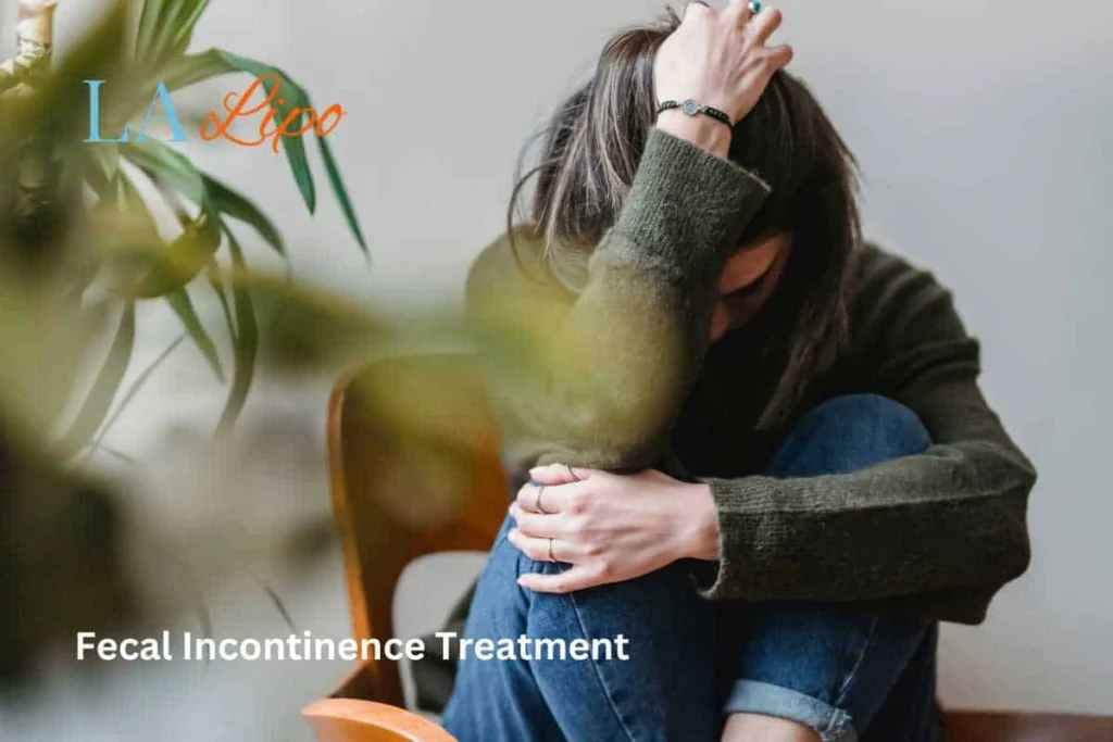 woman worried about fecal incontinence diet Lymington