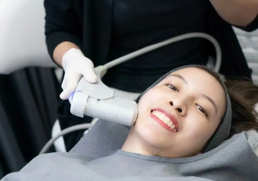 HIFU treatment Lymington in progress