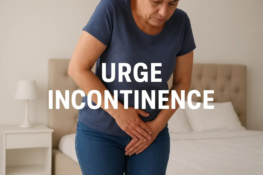 how to manage urge incontinence Lymington symptoms