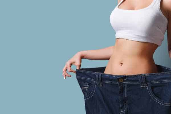 woman after fat reduction treatment Lymington
