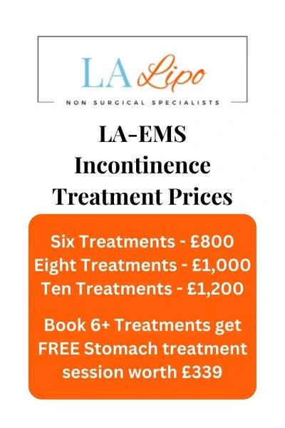 LA-EMS Incontinence Treatment Prices Lymington