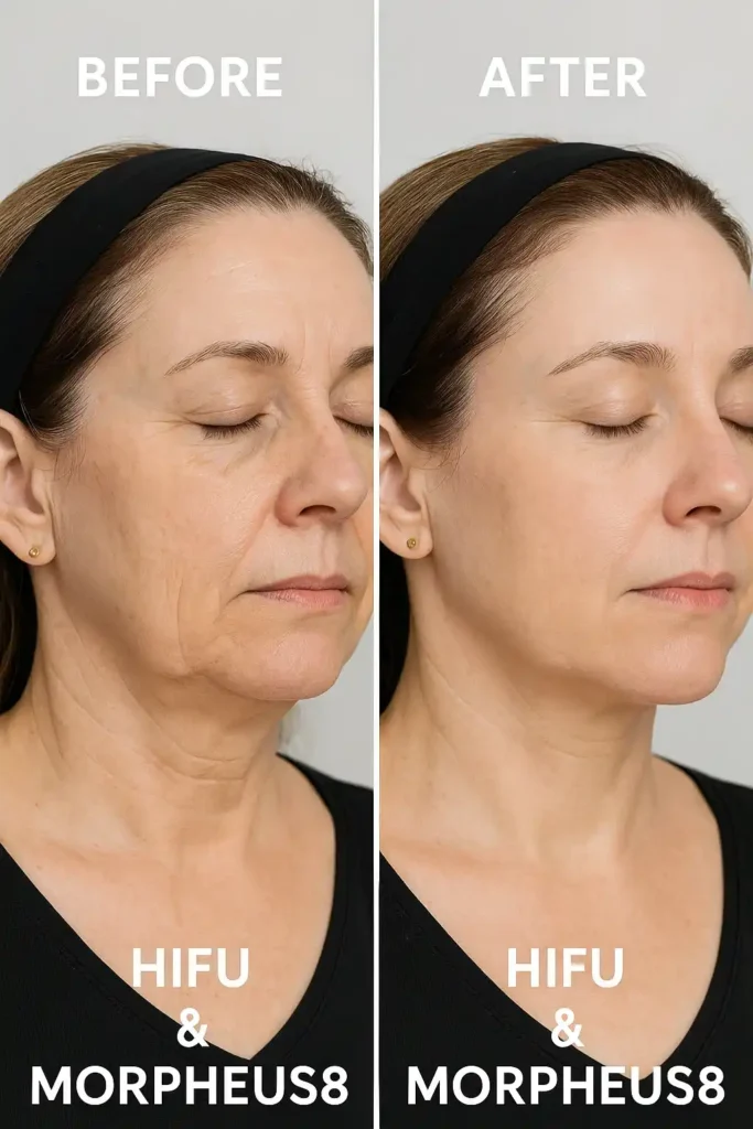 HIFU & Morpheus8 treatment results Lymington - book in today!