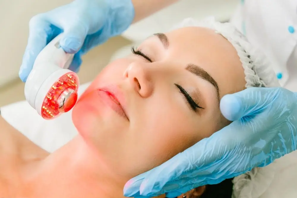 woman having non-surgical Morph8 treatment Lymington