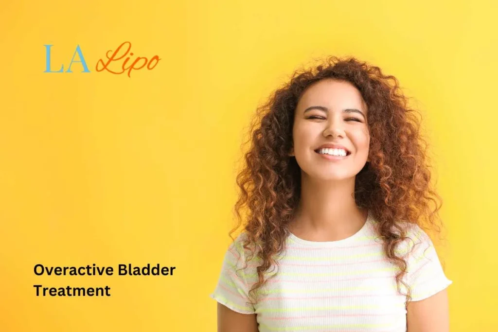 woman smiling about overactive bladder treatment Lymington solutions